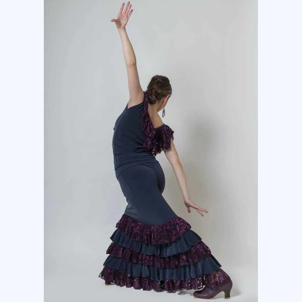 Falda de flamenco Conversano - Imagen 3