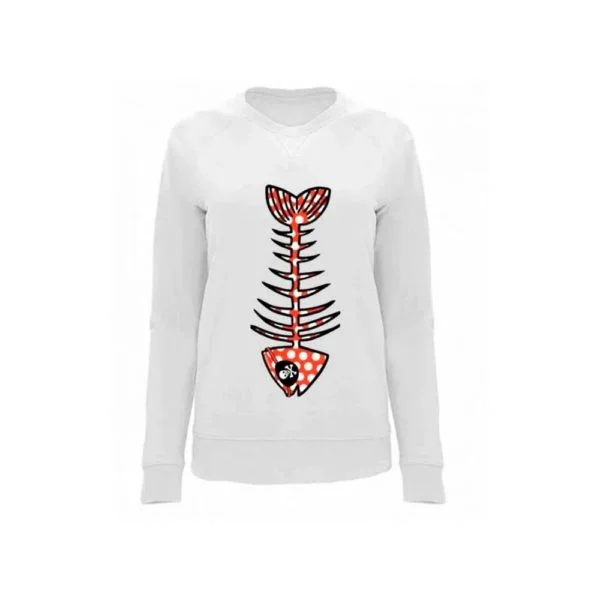 Sudadera África Pescadito Blanca