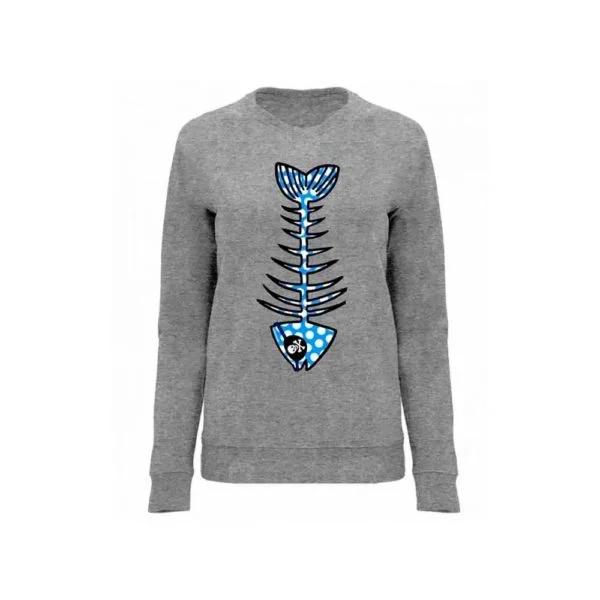 Sudadera África Pescadito Gris