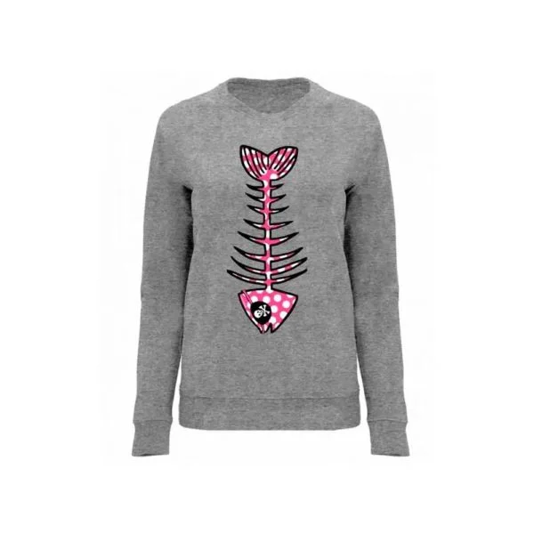 Sudadera África Pescadito Gris