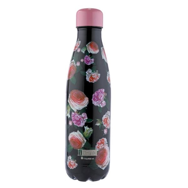 Botella Térmica Rosas
