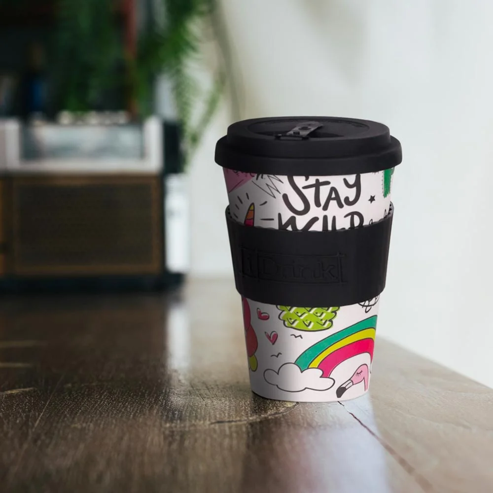 Vaso Bambú Unicornio - Imagen 2
