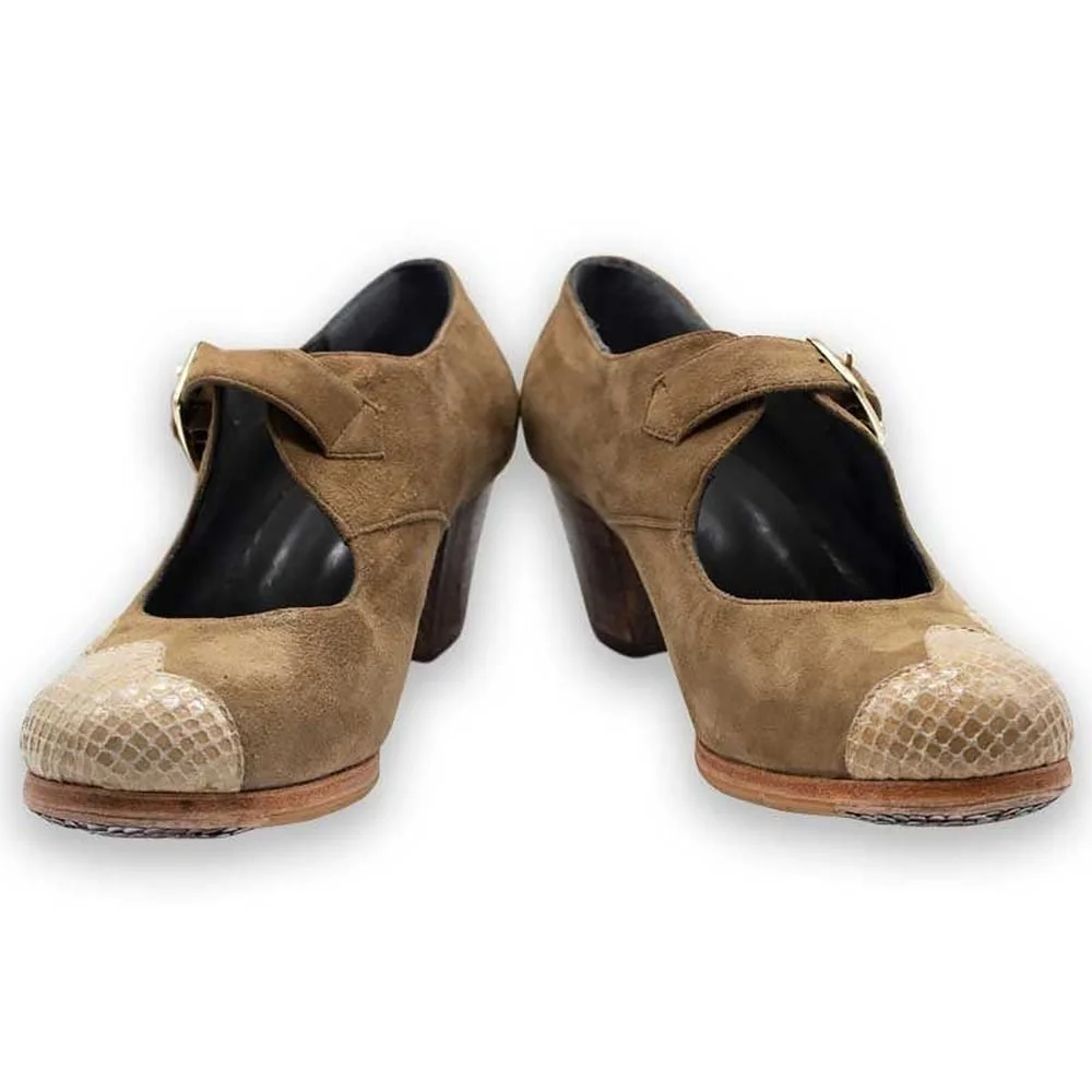 Zapato de Flamenco Ondas Con Hebilla - Imagen 6