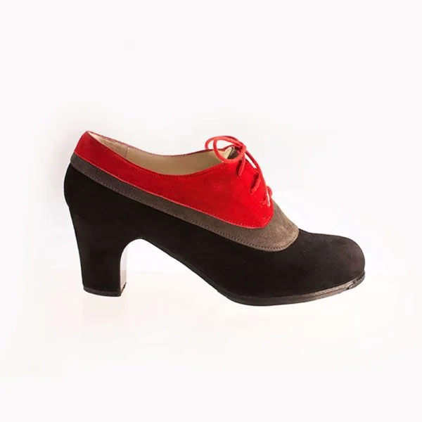 Zapato Flamenco Blutcher Tricolor M55