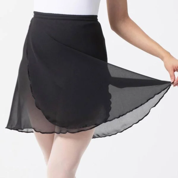Falda Ballet Giselle larga cruzada con cintas y tejido de gasa
