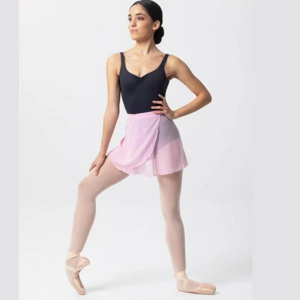 Falda Ballet Giselle cruzada con cintas y tejido de gasa de Intermezzo