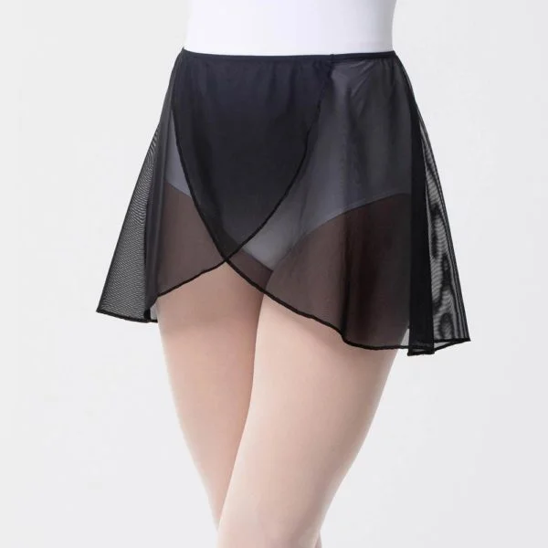 Falda Negra Ballet Red con cruzada con goma