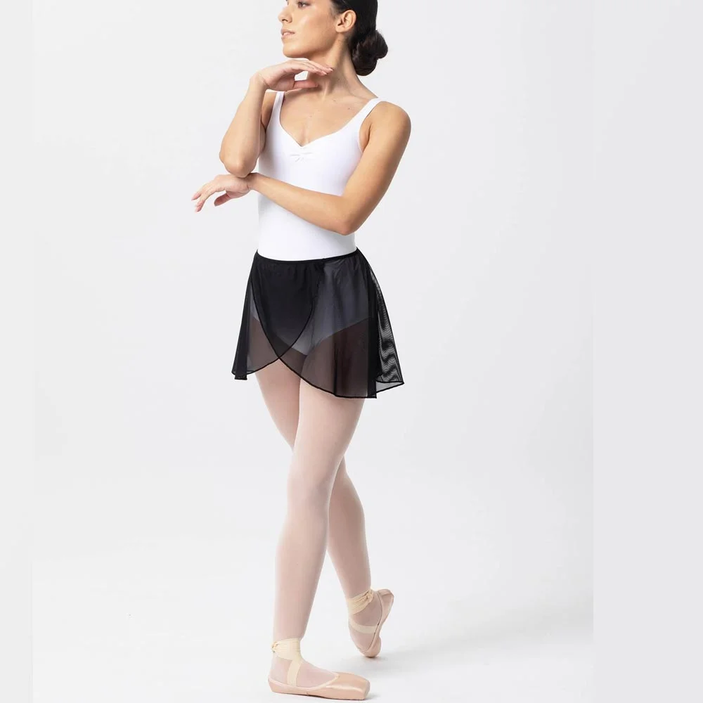 Falda Negra Ballet Red con cruzada con goma - Imagen 2