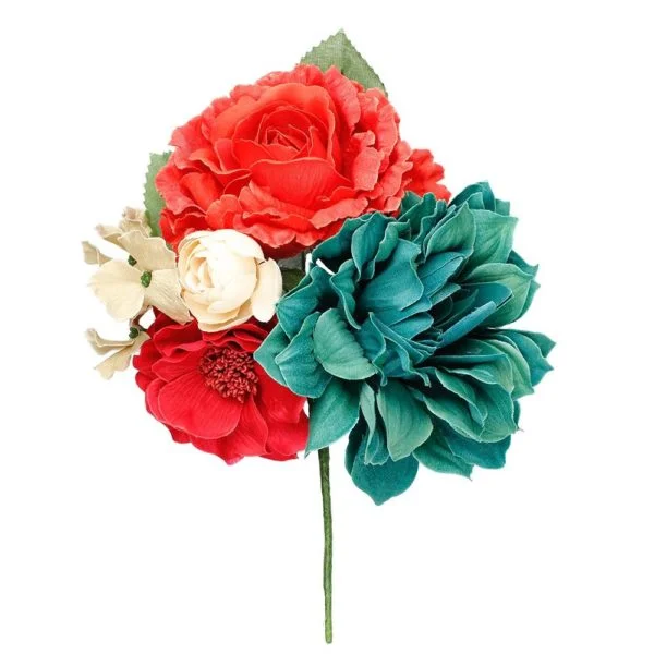Flor Ramillete Coral