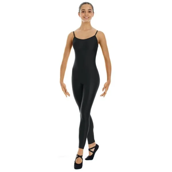 Mono Negro Básico Licra de tirantes