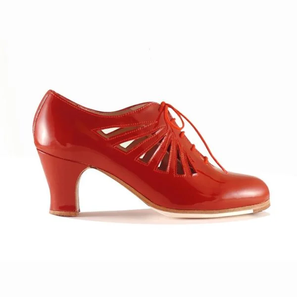 Zapato Flamenco M47 Inglés Calado