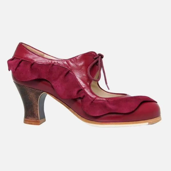 Zapato Flamenco Volante Cordonera