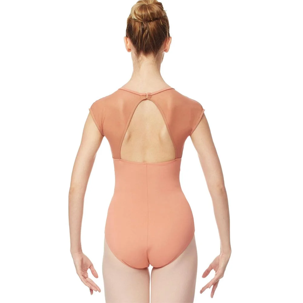 Maillot ballet manga malla y espalda abierta Intermezzo - Imagen 6