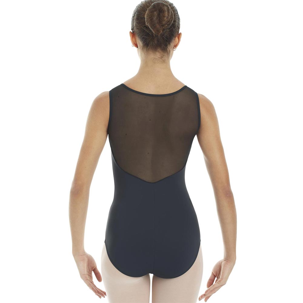 Maillot ballet sin mangas con malla en escote y espalda Intermezzo