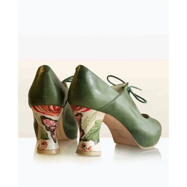 Zapato de calle Arty Hojas Verdes