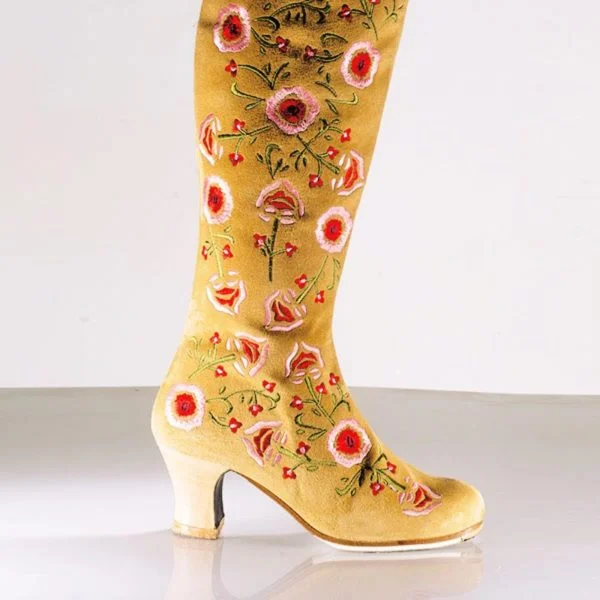Bota de flamenco Chocolata
